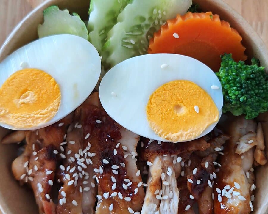 Курица терияки с рисом